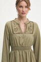 Answear.LAB vestito in lino verde PS9239.FKK