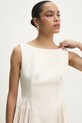 Хлопковое платье Answear Lab 2996.TKK бежевый