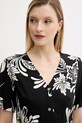 Answear Lab vestito di lino nero A25.34.FLK