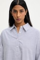 Answear Lab sukienka lniana granatowy W25.88.flk