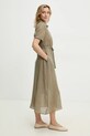 Answear Lab sukienka lniana E24.23.FLK zielony WW25