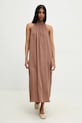 Answear.LAB sukienka sng.115.tos brązowy WW25