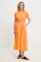 Answear.LAB sukienka MR20872.hms pomarańczowy WW25