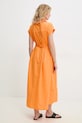 Odzież Answear.LAB sukienka MR20872.hms pomarańczowy