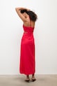 Oblečenie Answear.LAB šaty s ľanom ps9153s.fos červená