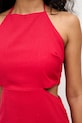 Answear.LAB šaty s ľanom ps9153s.fos červená