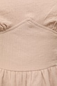 Answear.LAB sukienka bawełniana ps9169s.fos beżowy
