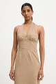 Answear Lab rochie din in ps9093s.fos maro WW25