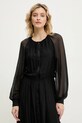 Answear Lab rochie din mătase negru D10352.IKK