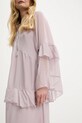 Answear.LAB sukienka z jedwabiem D10593.IKK fioletowy