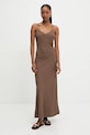 Šaty Answear.LAB 5356.IKK hnědá WW25