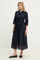 Answear Lab rochie din bumbac M115759.ios bleumarin WW25