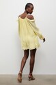 Odzież Answear.LAB sukienka letnia z lyocellem pr26602.fLK żółty