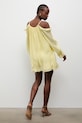 Odzież Answear.LAB sukienka letnia z lyocellem pr26602.fLK żółty