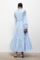 Odzież Answear.LAB sukienka bawełniana 81045.1.fjk niebieski