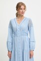Βαμβακερό φόρεμα Answear Lab 81045.1.fjk μπλε