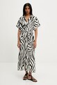 Answear Lab rochie din in 1029.6.HWK negru WW25