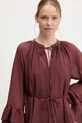 Answear Lab rochie 11190.fos burgundia