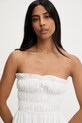 Answear Lab rochie din bumbac alb ps9222.fos