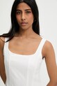 Φόρεμα Answear Lab λευκό ps9229.fos