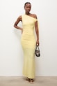 Answear.LAB drapované šaty WW25-SUD0F3 žlutá WS26