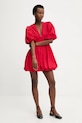Answear.LAB sukienka bombka 15662-1.flk czerwony WS26