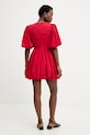 Odzież Answear.LAB sukienka bombka 15662-1.flk czerwony