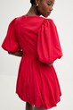 Answear.LAB sukienka bombka 15662-1.flk czerwony