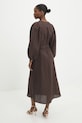 Oblečení Lněné šaty Answear.LAB WIL3112.tos hnědá