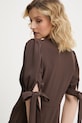Šaty Answear.LAB hnědá 3985.IOS