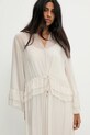 Answear Lab rochie din mătase D11063.ios bej WW25
