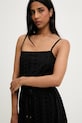 Answear Lab rochie din bumbac negru PK2927.iak