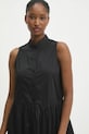 Answear Lab rochie din bumbac negru 2873.iak