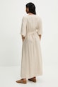 Îmbrăcăminte Answear Lab rochie din amestec de in PK2988.iIak bej