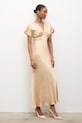 Answear.LAB sukienka LD2789.hak beżowy WW25
