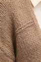 Answear.LAB kardigan z wełną 92707.ios brązowy