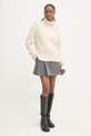 Vlnený sveter Answear.LAB 92705.ios béžová WW25