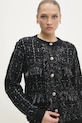 Answear.LAB cardigan con aggiunta di lana nero 1472.ilk