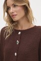 Answear Lab cardigan de lana maro lu2411fos
