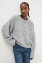 Пуловер с вълна Answear.LAB сив 24526.fms