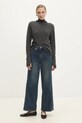 Answear.LAB sweter wełniany 8763.ILK szary WW25
