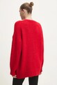 Odzież Answear.LAB kardigan z wełną sng.69.tos czerwony