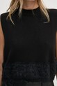 Answear Lab vesta cu lana CBGL3421.IKK negru