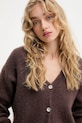 Answear Lab cardigan de lana LU61001.FLK maro