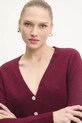 Answear Lab cardigan burgundia CBCR3521.ikk
