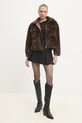 Светр з вовною Answear.LAB 7703.fos коричневий WW25