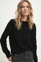 Answear Lab pulover de lana negru 86434.hms