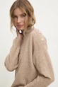 Answear.LAB sweter z wełną brązowy DL368.hos