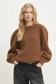 Шерстяной свитер Answear.LAB коричневый 8901.flk