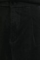 Answear Lab pantaloni scurți de catifea negru st2435.FLK